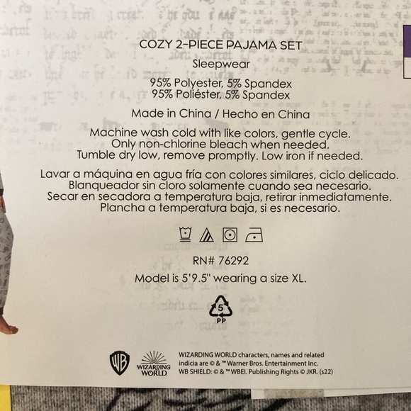 Harry Potter pajama set - Picture 4 of 5